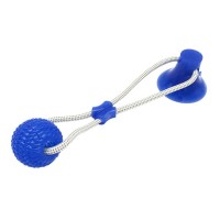 New Multifunction Pet Molar Bite Toy Interactive Pet Toy With Suction Cup Dog Push Toy