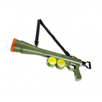 Pet launch gun tennis launcher interactive pet toy