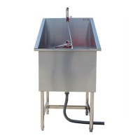 Hot Sale Stainless Steel Pet Bathtub Dog Spa Bathing sink and pool